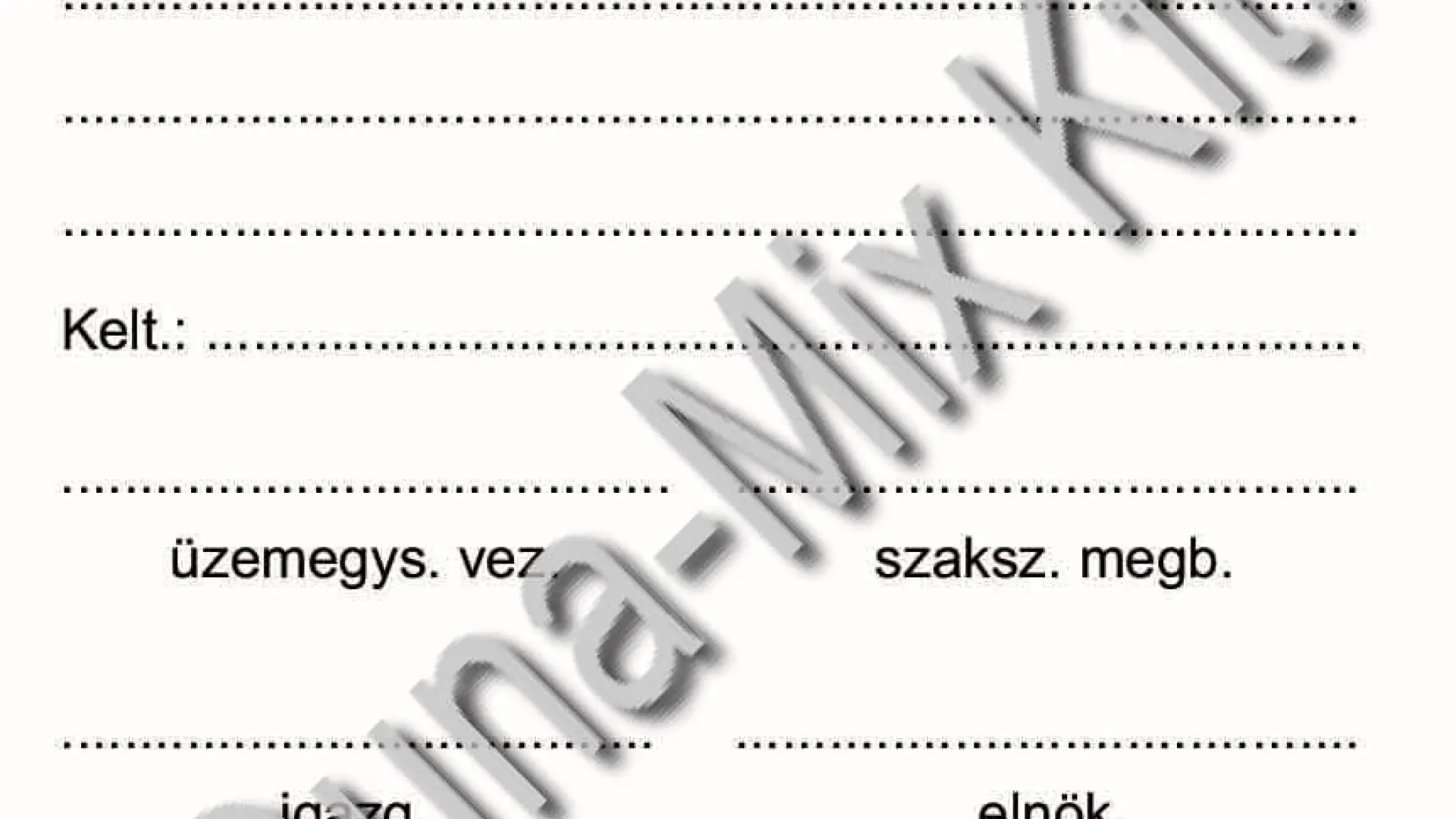 Túlóraigénylési és utasítási lap